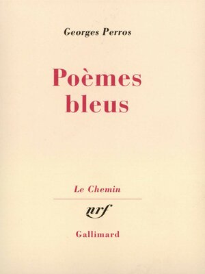 cover image of Poèmes bleus